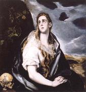 El Greco the repentant magdalen France oil painting artist
